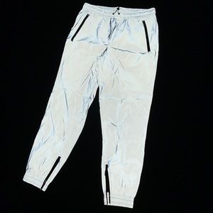 Fashion Nova Men 3M Reflective Track Pant Joggers